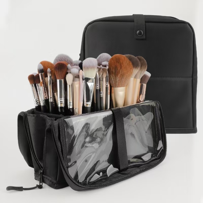 Beauty And Makeup Quotes - Tas Makeup Lipat Besar Warna Hitam