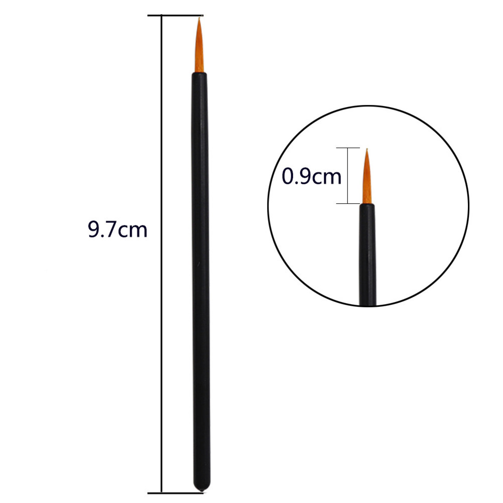 Makeup Brush Set - 100 Buah Kuas Eyeliner Sekali Pakai,
