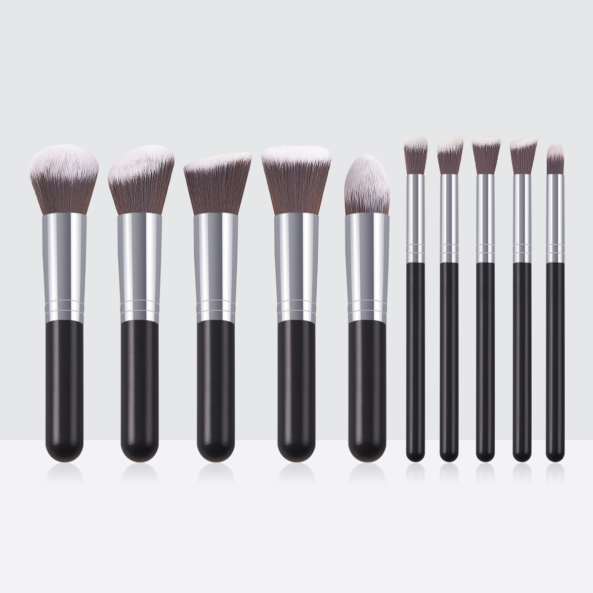 Huda Beauty Makeup Brush Set - 10 Buah Set Kuas Rias Minin