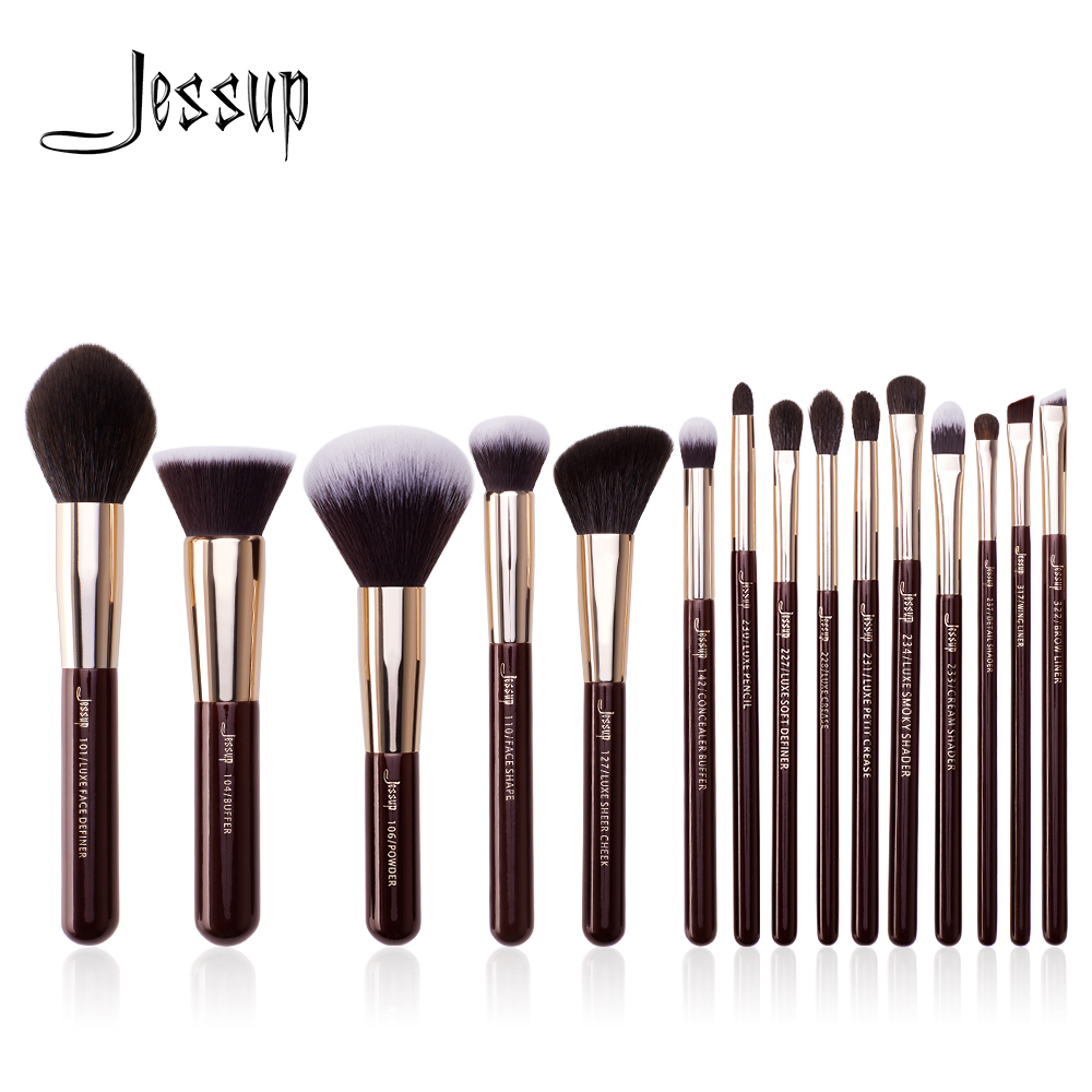 Makeup Beauty Ro - Set Kuas Makeup Jessup 15 Buah