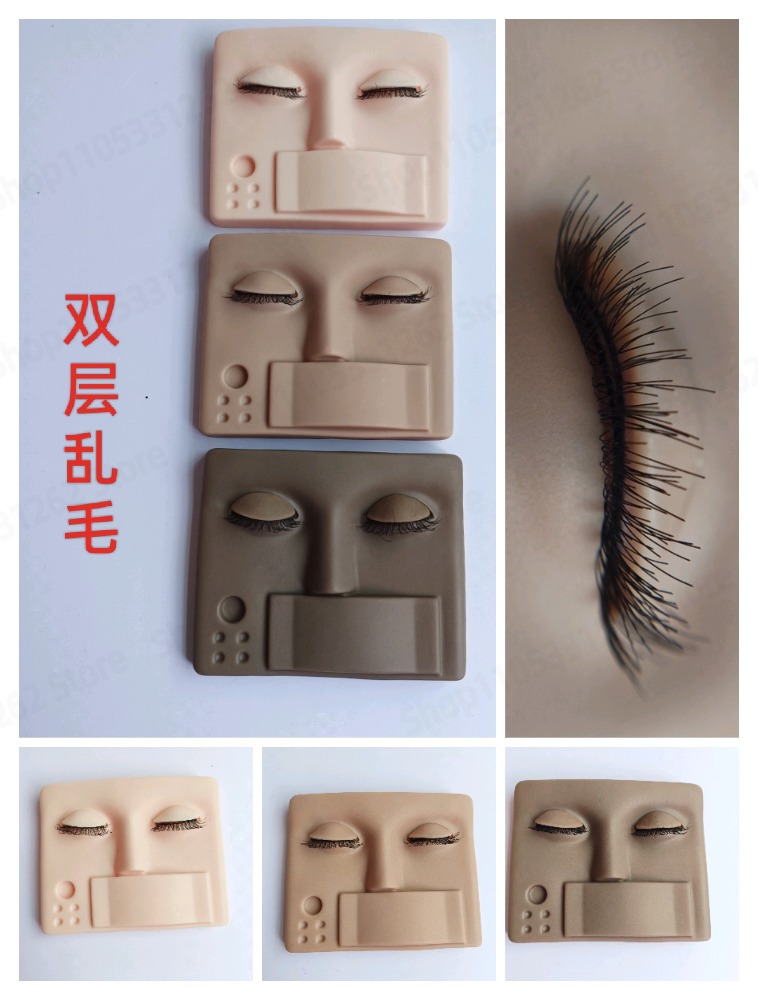 Beauty Makeup Training - Kepala Manekin Latihan Penyambungan Bulu Mata