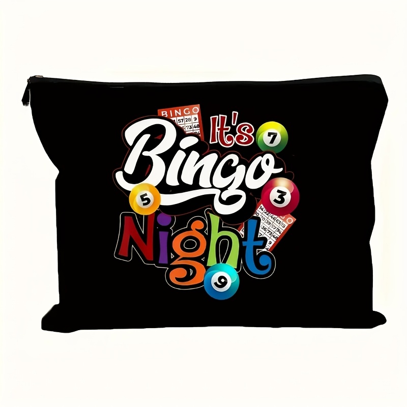 Beauty Makeup Brands - Tas rias bertema Bingo Night- kantong
