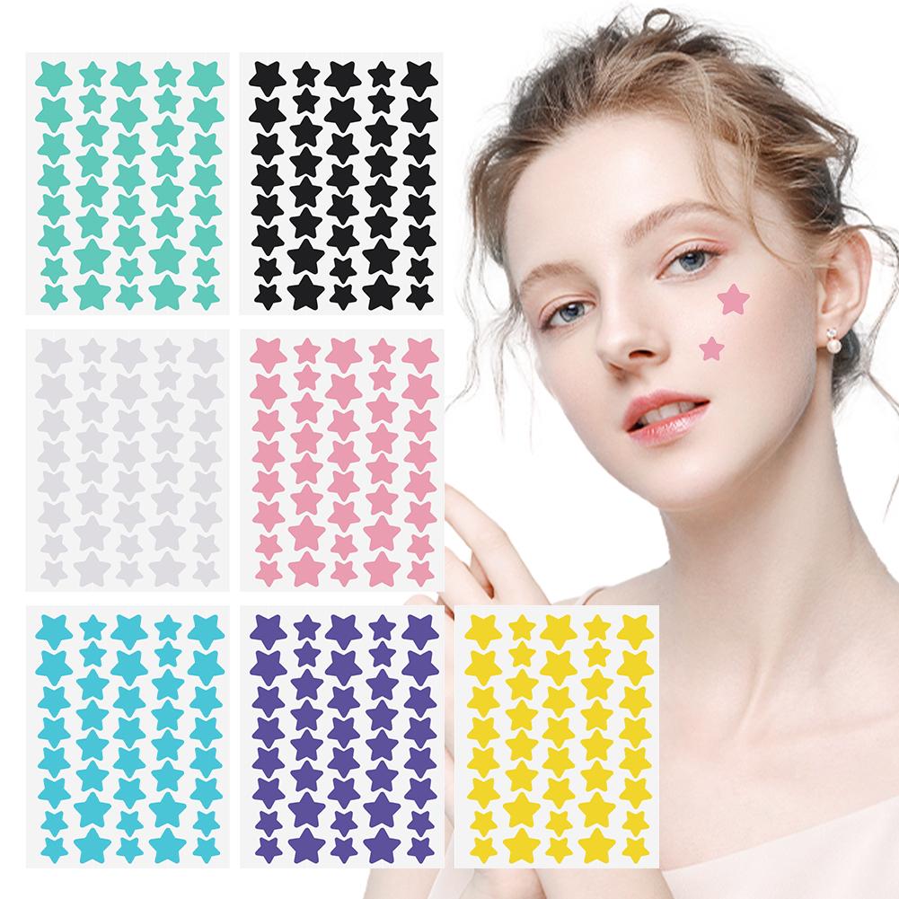 Beauty Zone Makeup - Stiker Perawatan Kulit Berbentuk Bintang Warna-warni