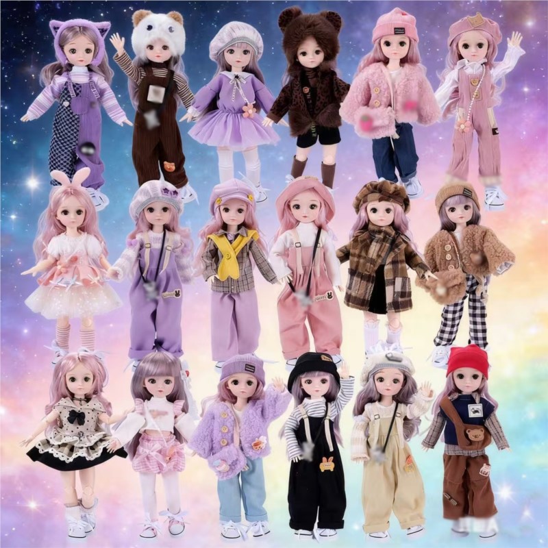Makeup Beauty House - Boneka Rias Cantik 30CM Dengan Pakaian