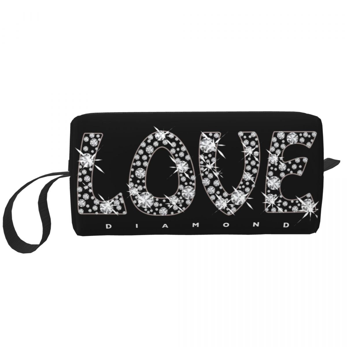 Beauty Makeup Kit Box - Tas Perlengkapan Mandi Custom Love Diamond