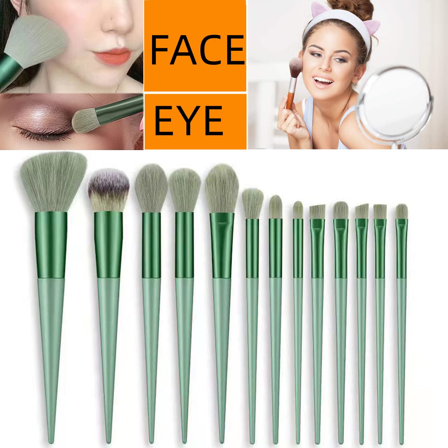 Set kuas rias wajah, 13 buah S - Beauty Makeup Kit Box ulasan dan harga