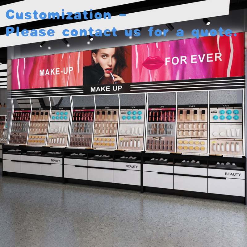 Meja Konter Toko Kosmetik Cust - Beauty Makeup Stores ulasan dan harga