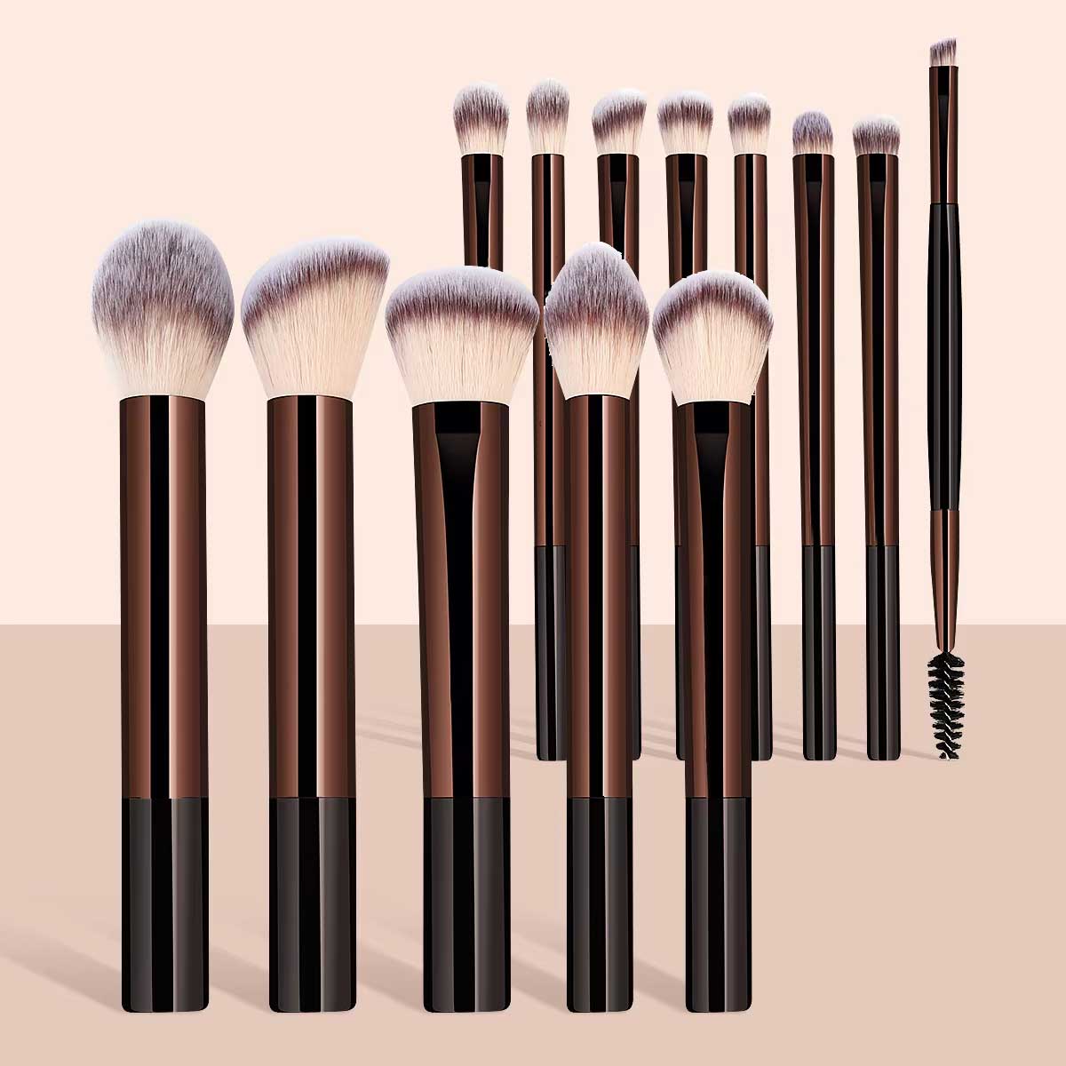 13 Buah Set Kuas Rias Foundati - Huda Beauty Makeup Brush Set ulasan dan harga