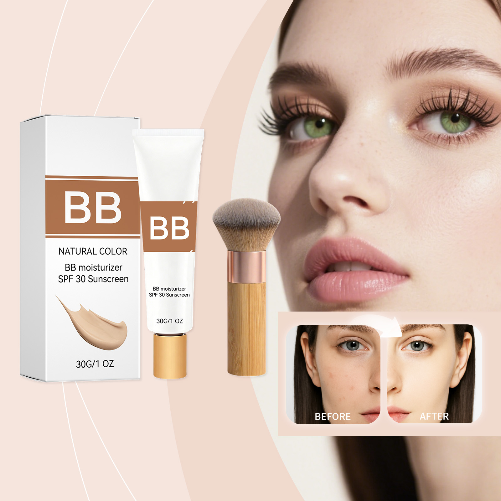 Krim BB Pelembap Berwarna SPF  - Makeup Beauty Ro ulasan dan harga