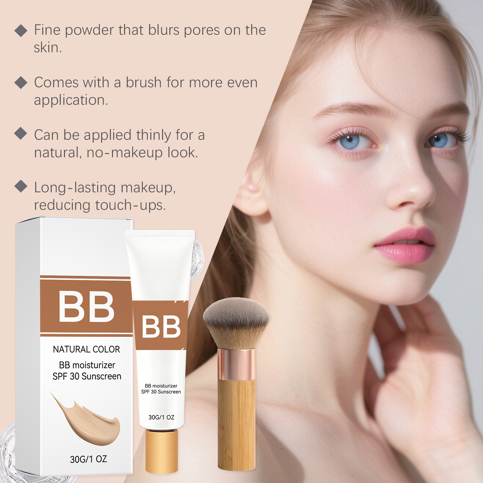 Krim BB Pelembap Berwarna SPF  - Makeup Beauty Ro ulasan dan harga