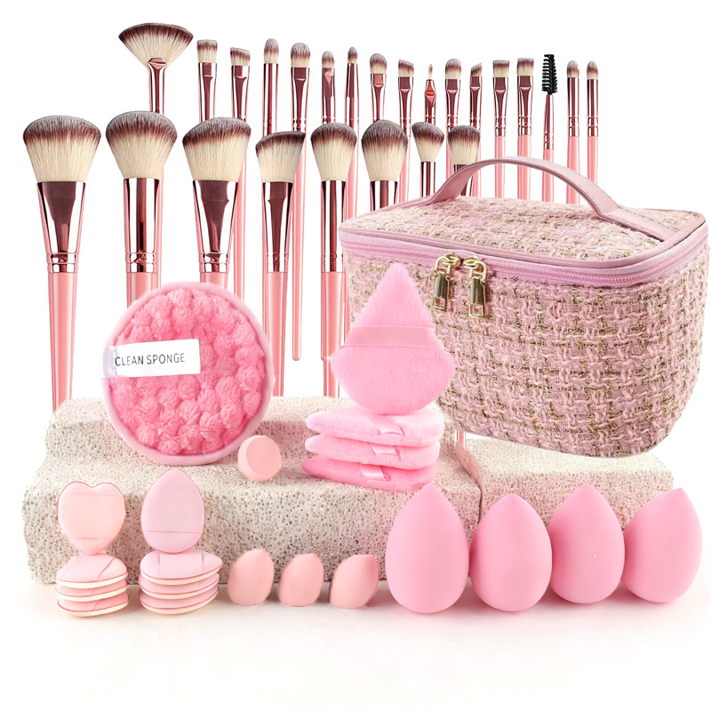 Set Kuas Makeup Gaya Chic deng - Makeup Brush Set ulasan dan harga