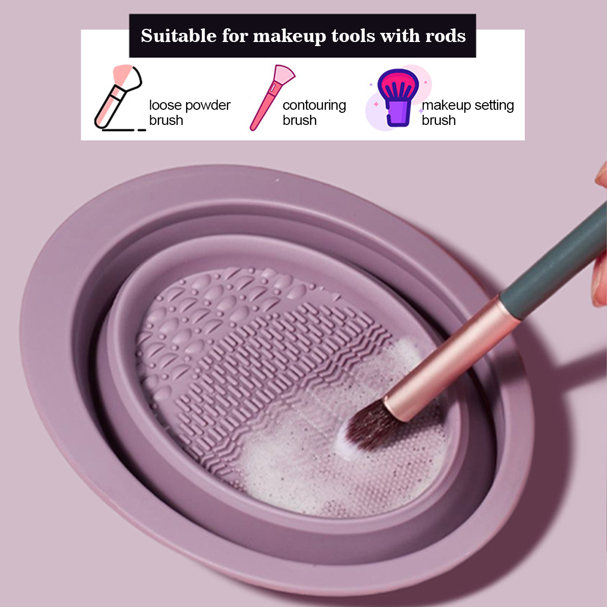 Mangkuk Pembersih Kuas Makeup  - Beauty Home Makeup ulasan dan harga
