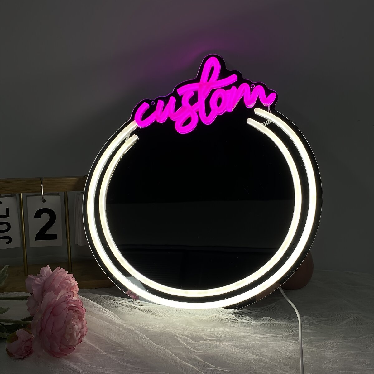 Neon Sign Cermin Kustom, untuk - Makeup Beauty Lounge ulasan dan harga