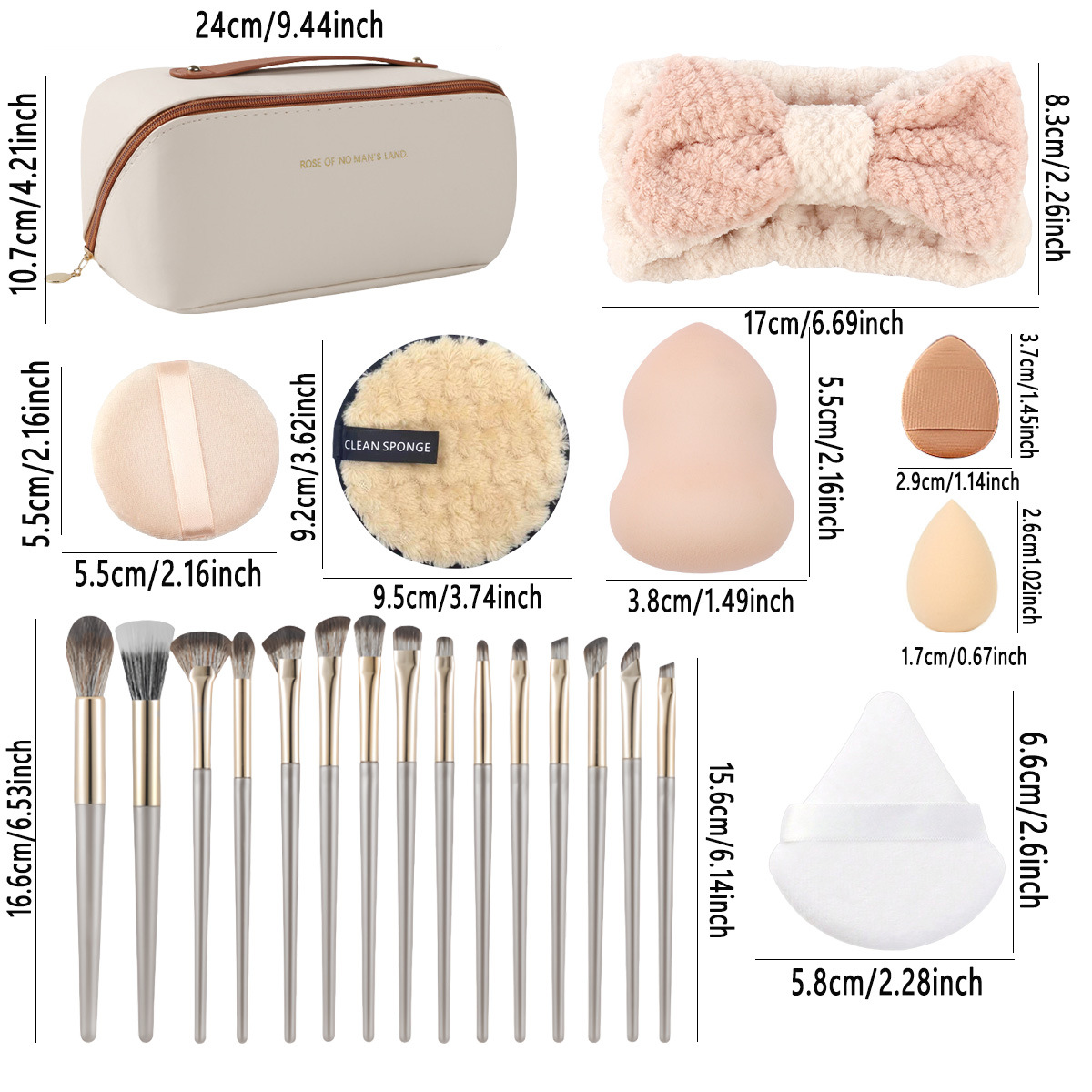 Tas Pegangan Kulit dengan 36 P - Beauty Makeup Kit ulasan dan harga