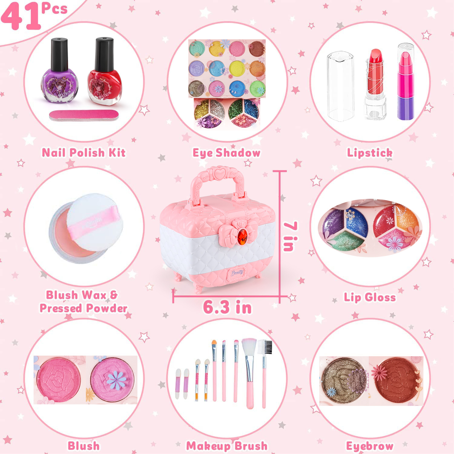 Kit mainan Makeup anak perempu - Beauty Makeup Kit ulasan dan harga