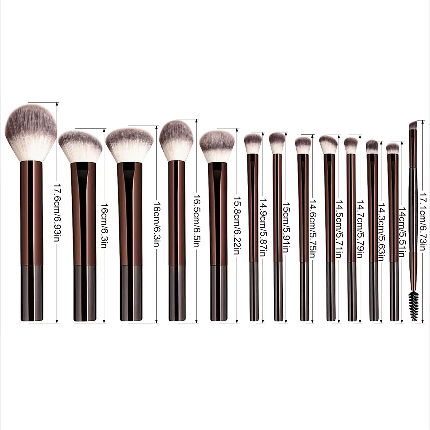 13 Buah Set Kuas Rias Wajah Fo - Huda Beauty Makeup Brush Set ulasan dan harga