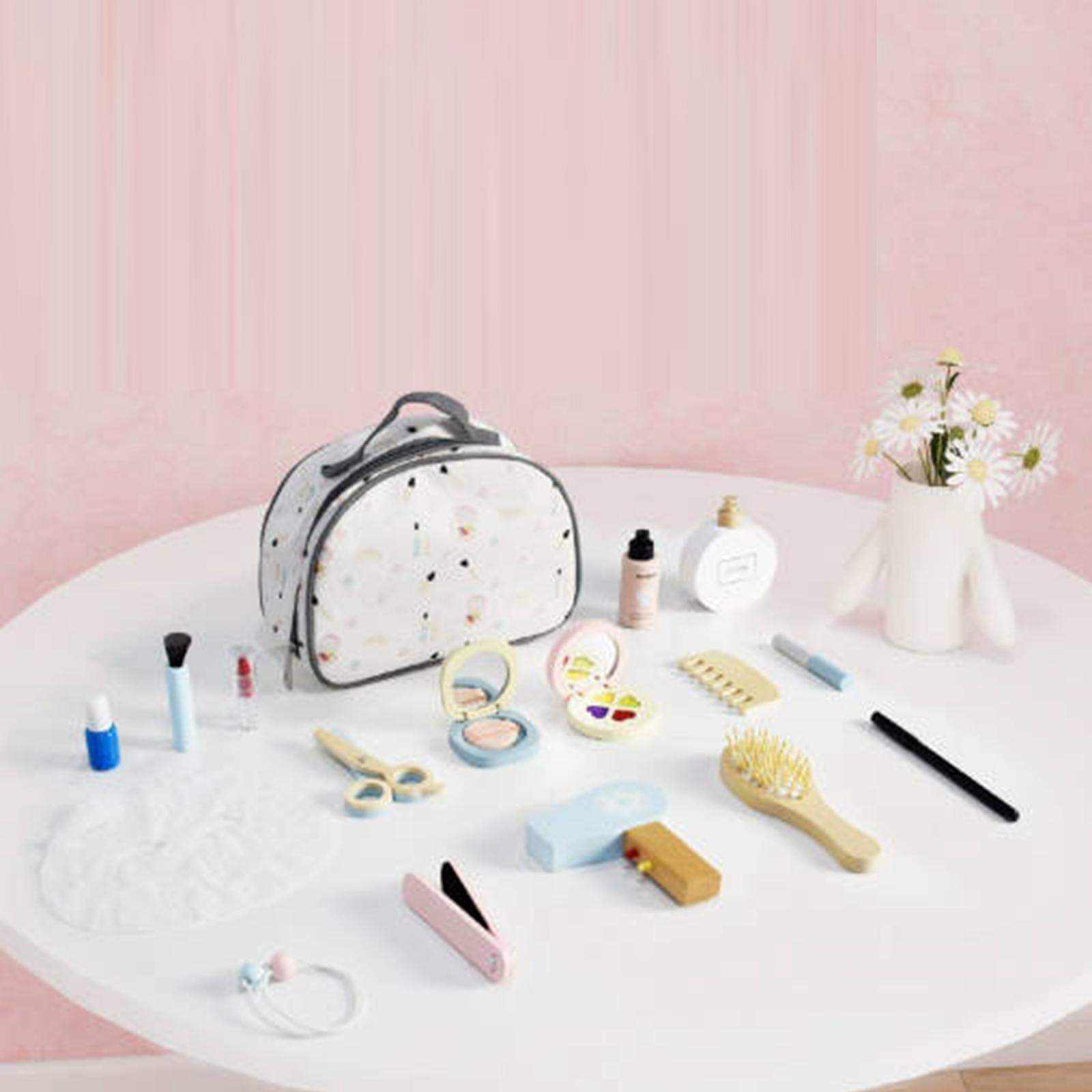 Set Mainan Rias Kayu Permainan - Makeup Beauty House ulasan dan harga