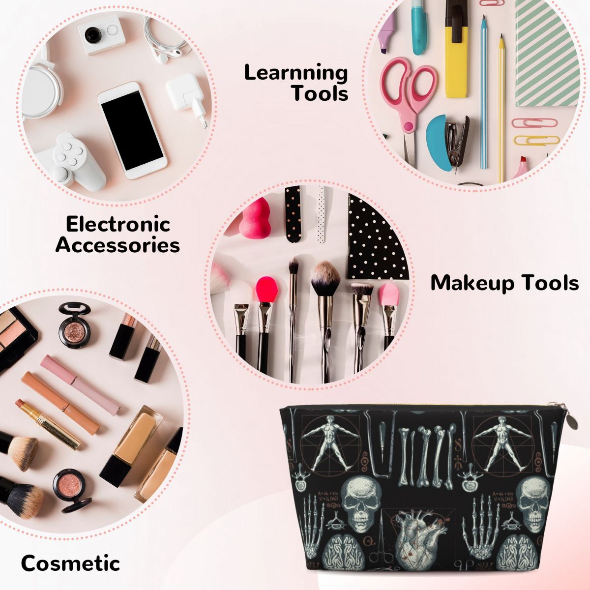 Tas Perlengkapan Mandi Custom  - Beauty Makeup Kit Box ulasan dan harga