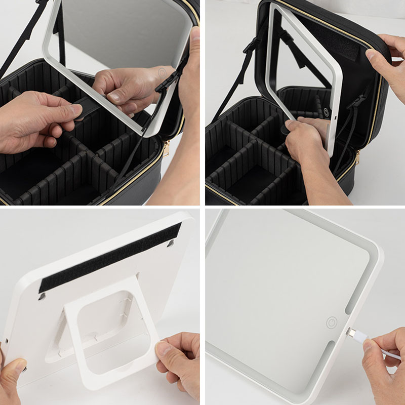 Tas Makeup Perjalanan dengan C - Beauty Zone Makeup ulasan dan harga