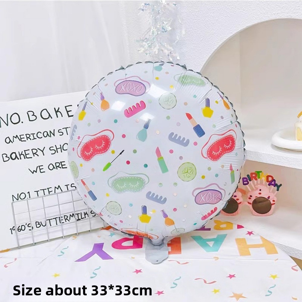 Balon Tema Kecantikan Kartun L - Makeup Beauty House ulasan dan harga