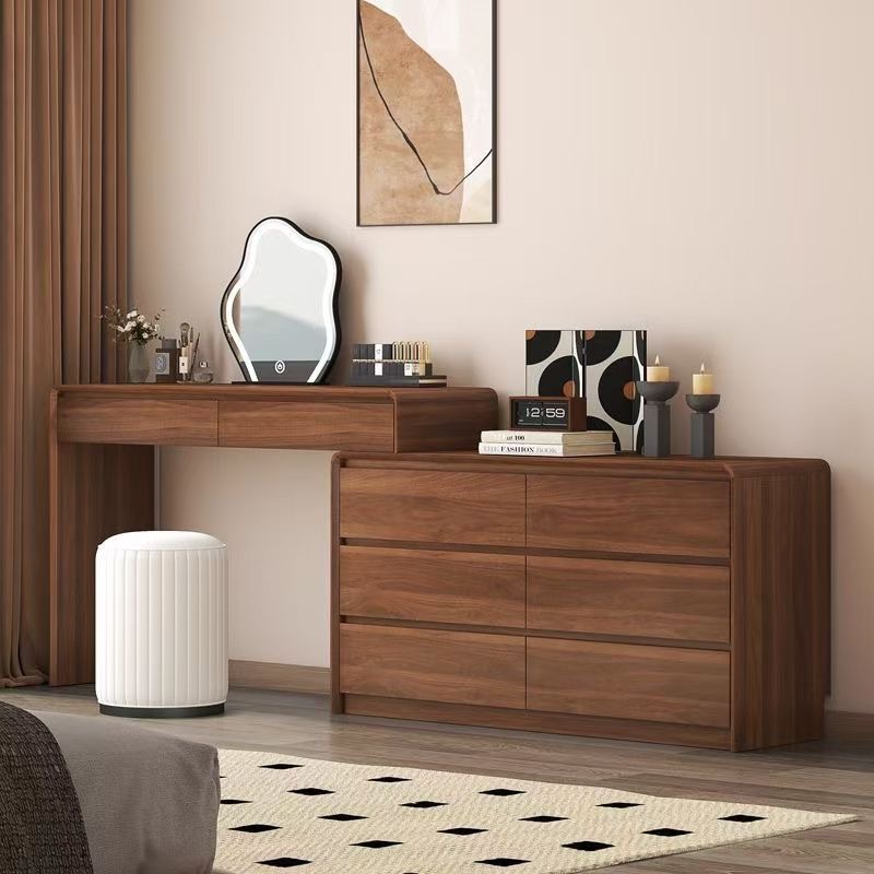 Meja Rias Modern Rak Kayu Meja - Makeup Beauty Lounge ulasan dan harga
