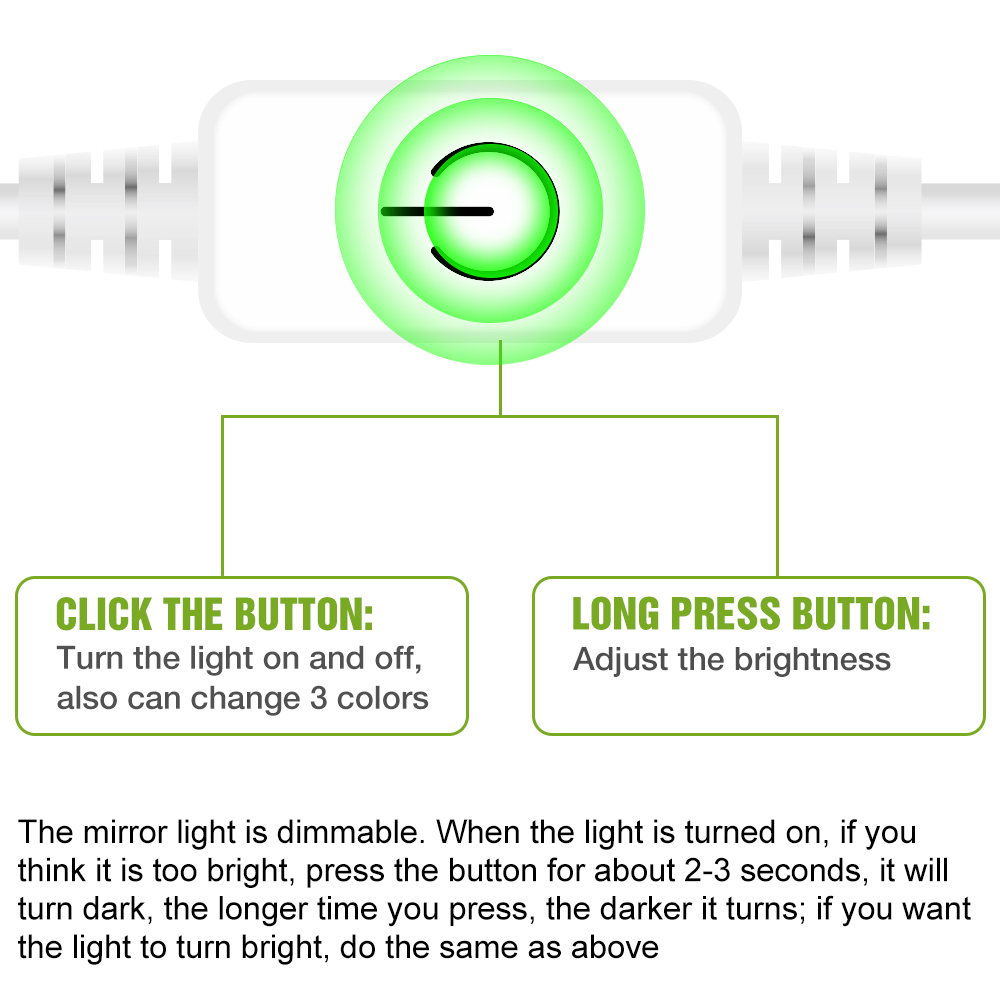 Lampu Cermin LED USB untuk Mej - Beauty Makeup Desk ulasan dan harga