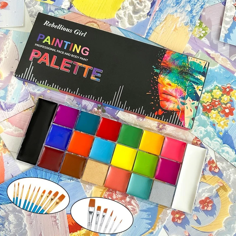 20 Warna Set Lukisan Anak-anak - Huda Beauty Makeup Brush Set ulasan dan harga