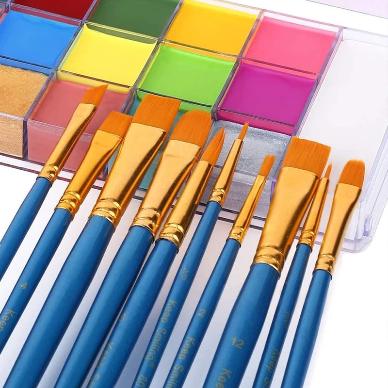 20 Warna Set Lukisan Anak-anak - Huda Beauty Makeup Brush Set ulasan dan harga