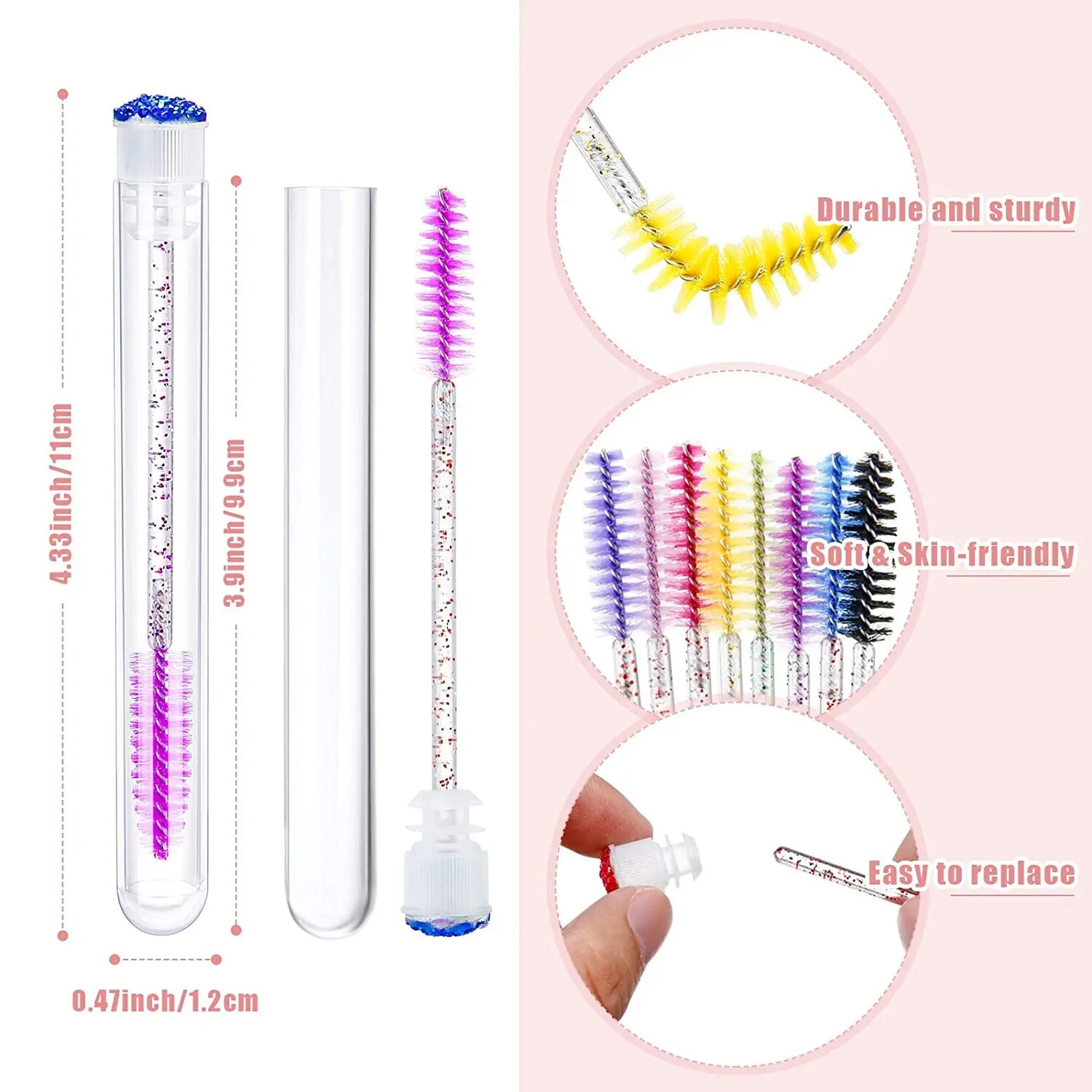 50 buah sikat alis dapat digun - Beauty Makeup Brands ulasan dan harga