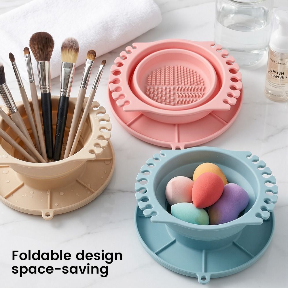 Mangkuk Pembersih Kuas Makeup  - Makeup Brush Set ulasan dan harga