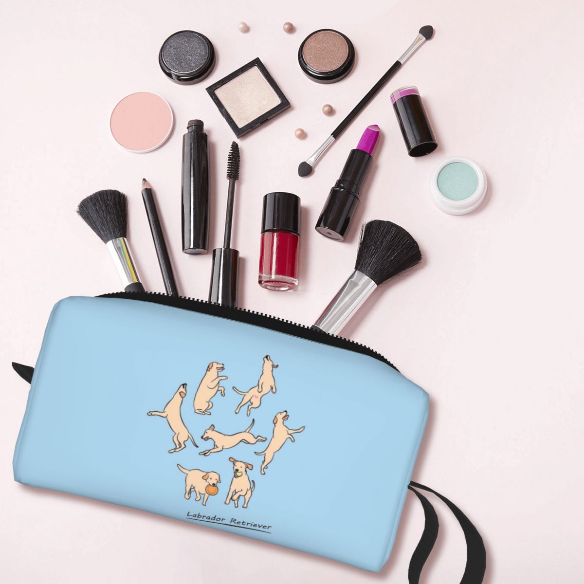 Tas Kosmetik Labrador Retrieve - Beauty Lab Makeup ulasan dan harga