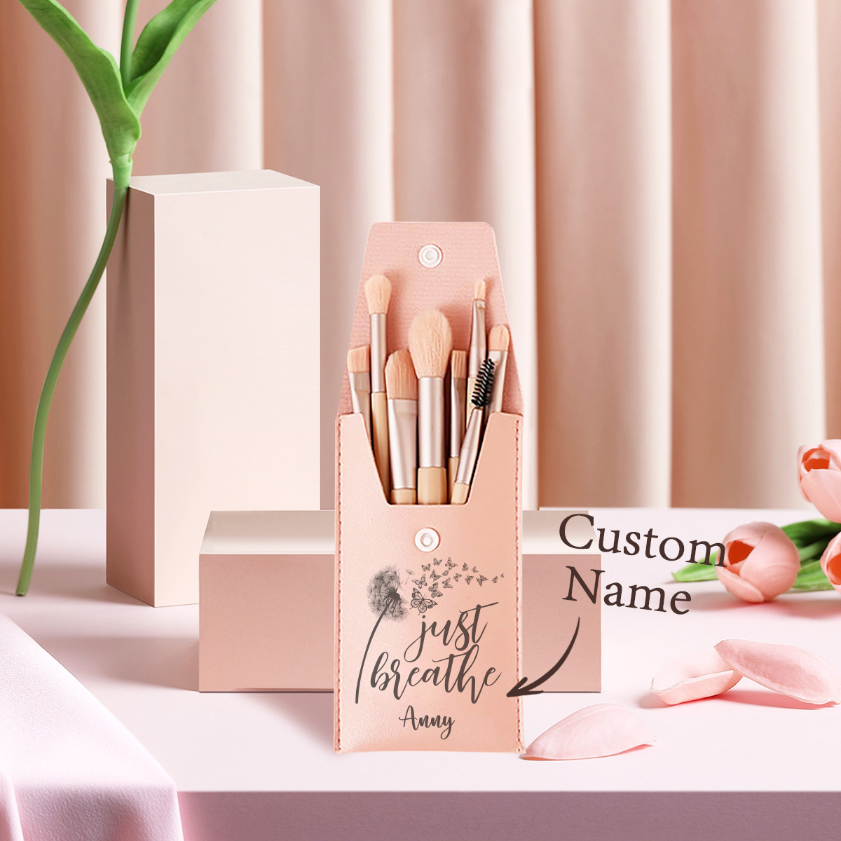 1 buah Kuas Rias Nama Kustom,  - Makeup Beauty House ulasan dan harga
