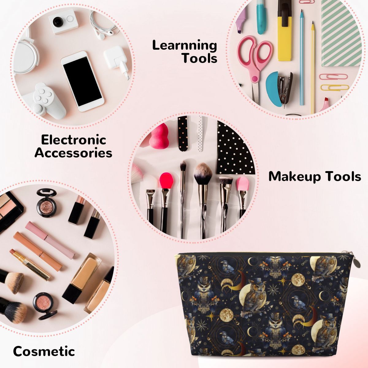 Tas Perlengkapan Mandi Burung  - Beauty Makeup Kit Box ulasan dan harga