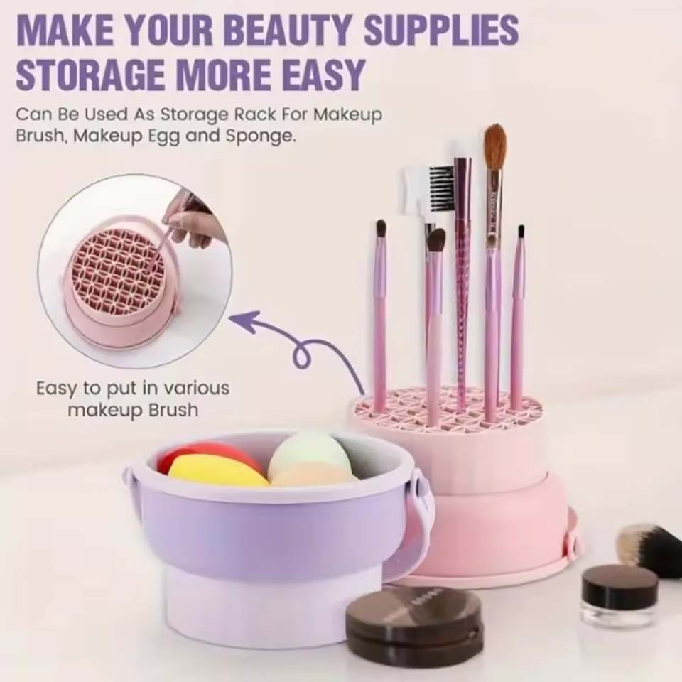 Set Peralatan Pembersih Kuas M - Makeup Brush Set ulasan dan harga