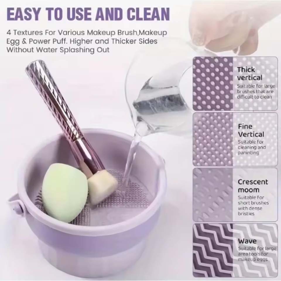 Set Peralatan Pembersih Kuas M - Makeup Brush Set ulasan dan harga