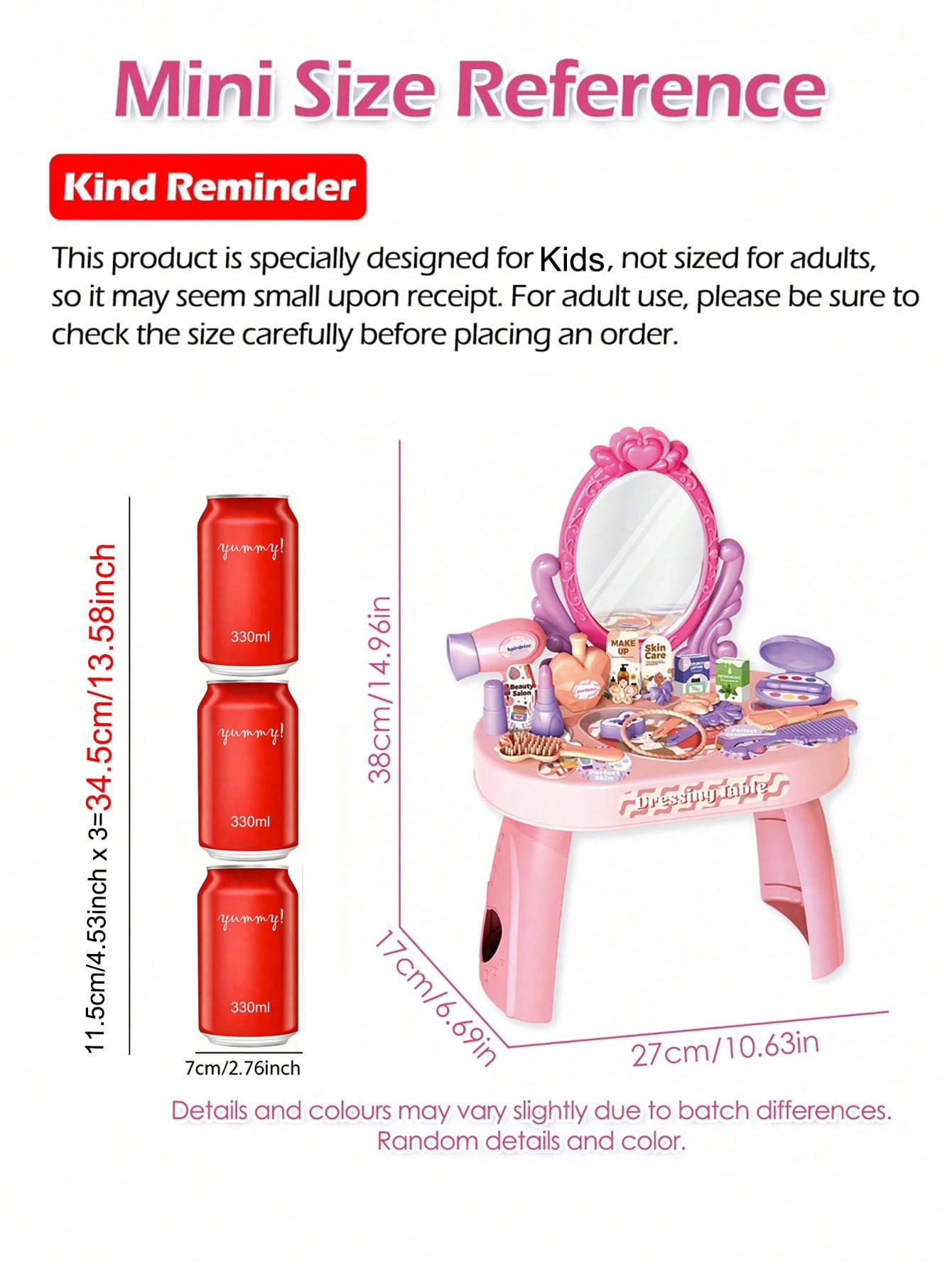 Set Mainan Meja Rias Putri Ana - Beauty Makeup Desk ulasan dan harga