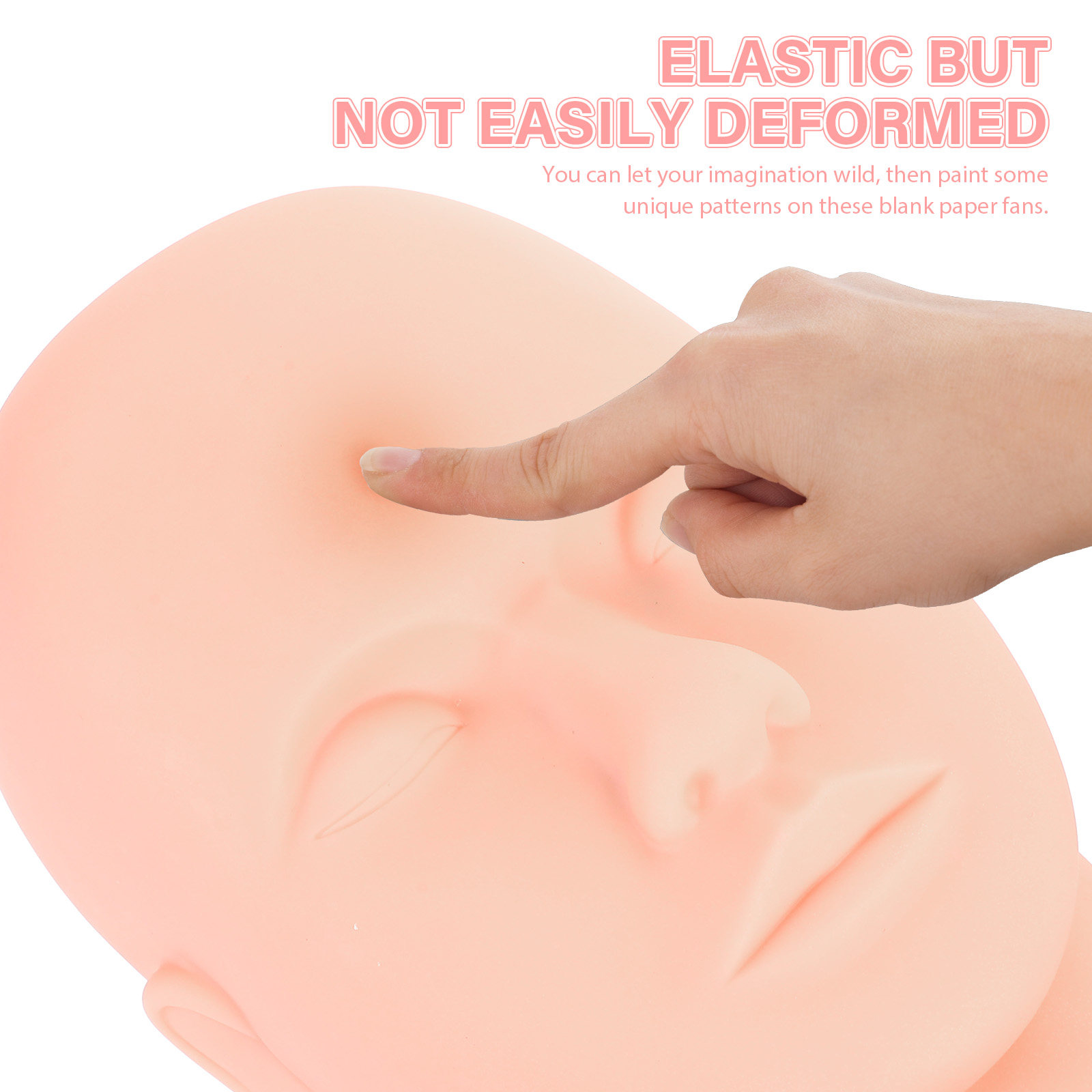 Kepala Manekin Bulu Mata PVC T - Beauty Makeup Training ulasan dan harga