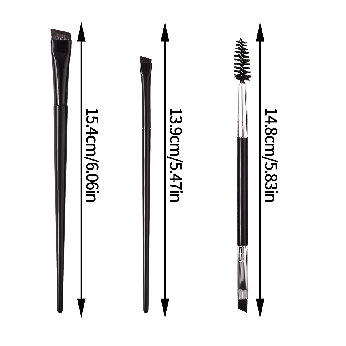 3 Buah Kuas Eyeliner Ultra-Tip - Beauty Makeup Brands ulasan dan harga