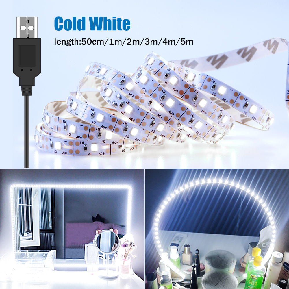 DC5V Strip lampu cermin rias L - Beauty Makeup Desk ulasan dan harga