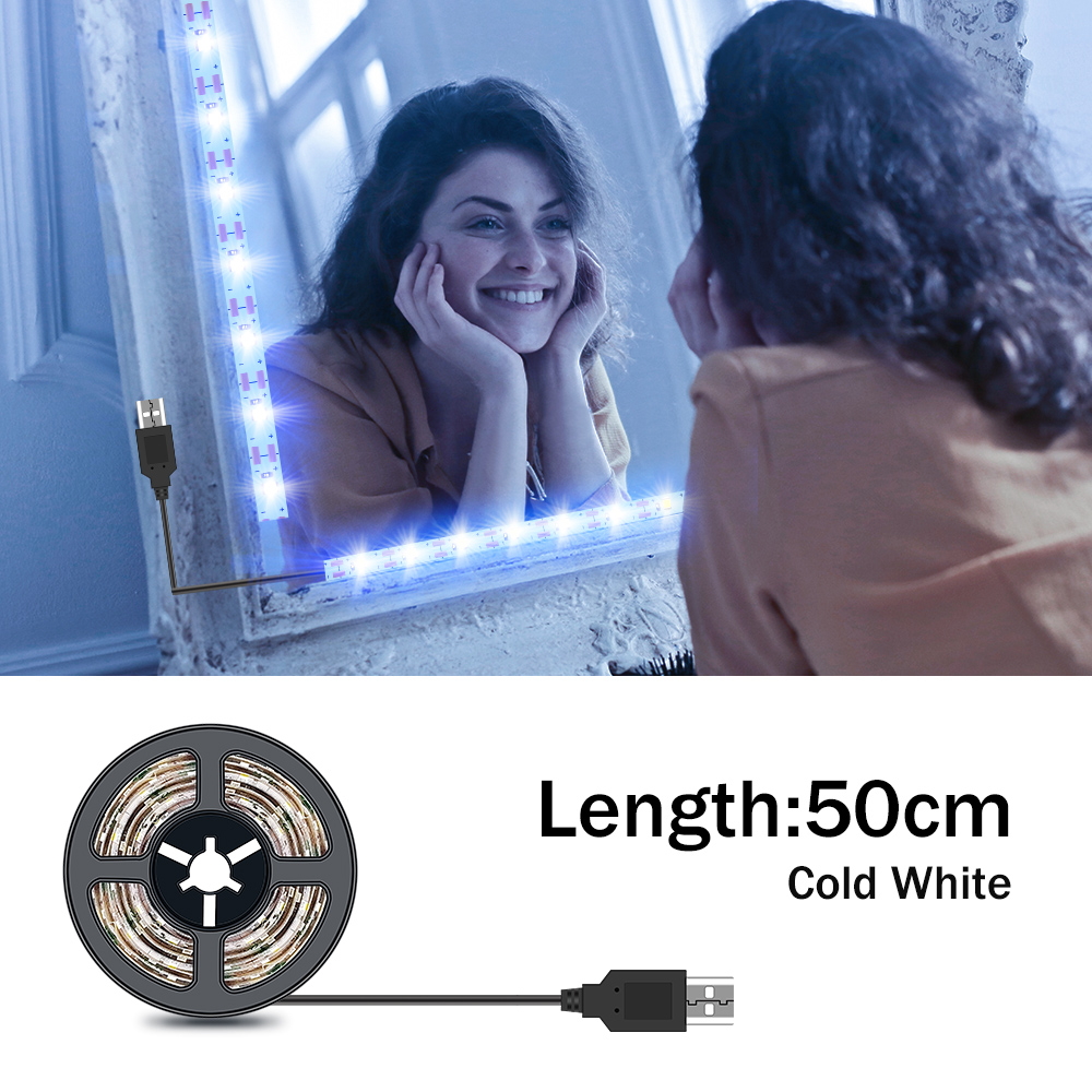 DC5V Strip lampu cermin rias L - Beauty Makeup Desk ulasan dan harga