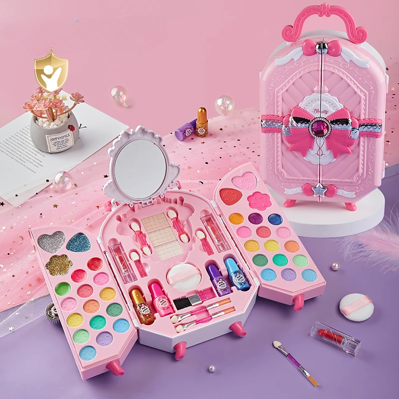 Mainan kosmetik aman untuk ana - Beauty Makeup Kit ulasan dan harga