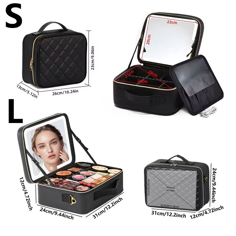 Tas Makeup Perjalanan Ukuran B - Beauty Zone Makeup ulasan dan harga