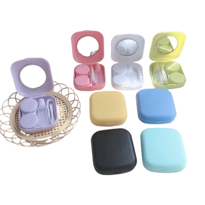 Kotak lensa kontak Mini, wadah - Beauty Makeup Kit ulasan dan harga