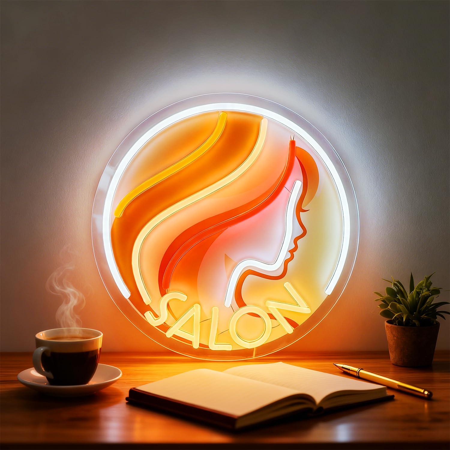Lampu LED Neon Sign USB Dimmab - Makeup Beauty Lounge ulasan dan harga