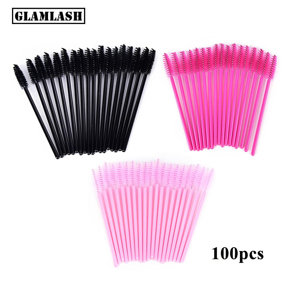 100 Buah Sikat Sisir Bulu Mata - Beauty Makeup Brands ulasan dan harga